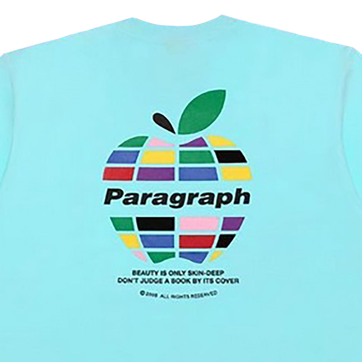 Paragraph 】 パラグラフ バックプリント Tシャツ リンゴ アップル APPLE...