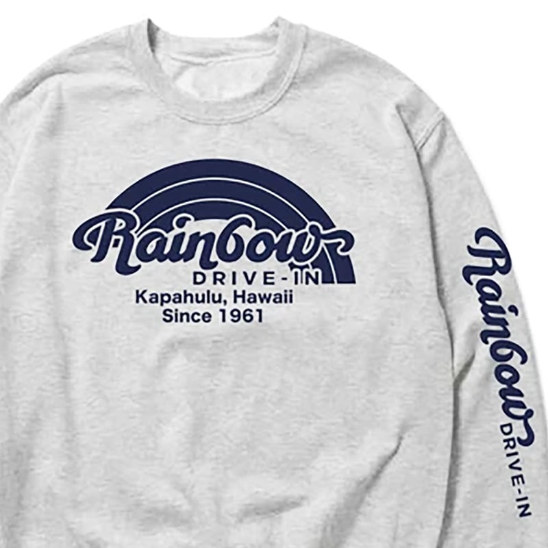 Rainbow Drive-in 】 LOGO PRINT SWEAT レインボードライブ Rainbow Drive-in 】 LOGO PRINT SWEAT レインボードライブ