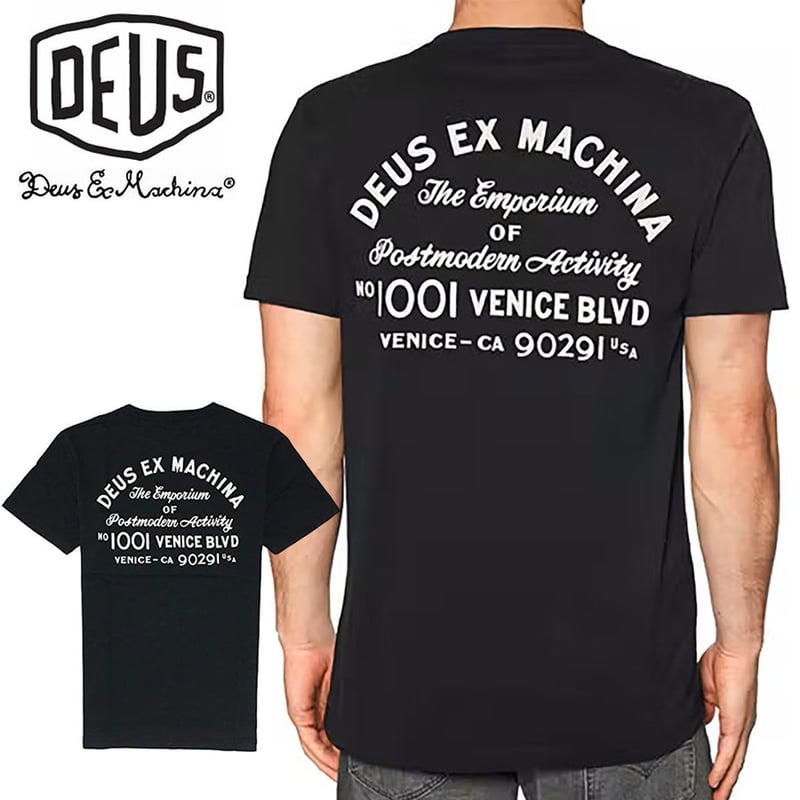 DEUS EX MACHINA 】 デウス エクス マキナ バックプリント Tシャツ VE...