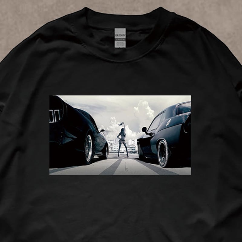 ワイルドスピード Fast Furious ワイスピ フォトプリント リブ付き