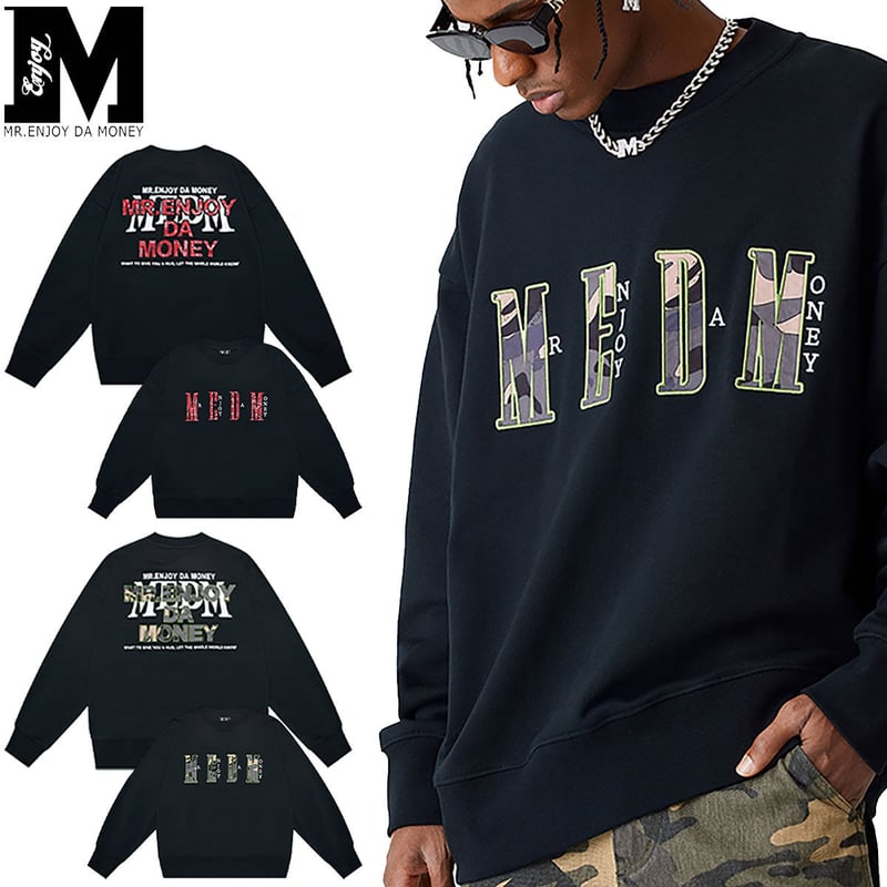 MR.ENJOY DA MONEY 】 MEDM ユニセックス ワッペンロゴ MR.ENJOY DA MONEY 】 MEDM ユニセックス ワッペンロゴ