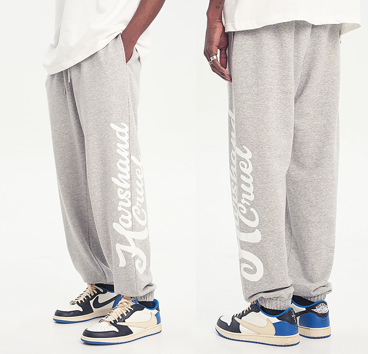 HARSH and CRUEL 】 LOGO PRINT SWEAT PANTS ロゴプリ HARSH and CRUEL 】 LOGO PRINT SWEAT PANTS ロゴプリ