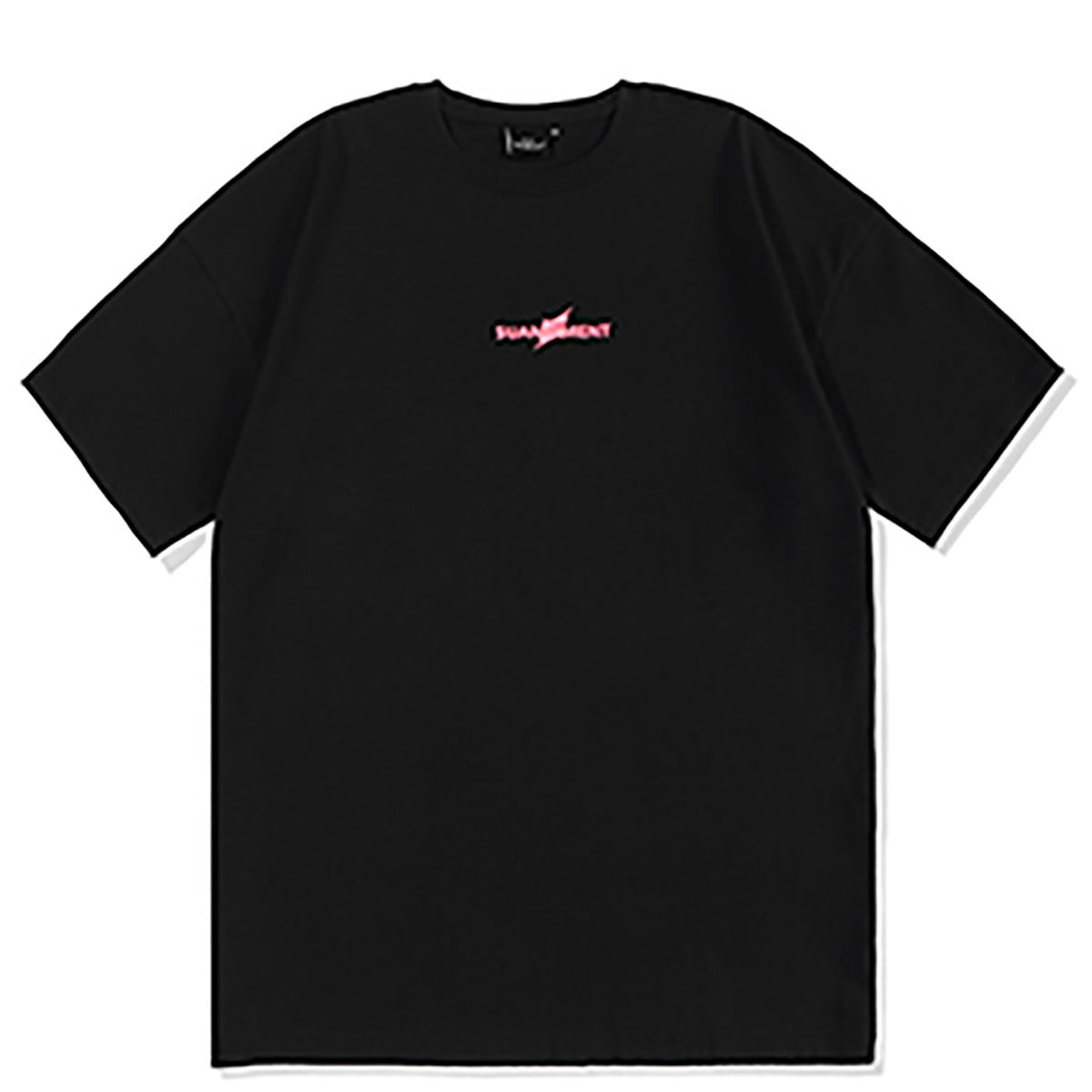SUAMOMENT 】 ユニセックス オーバーサイズ バックプリント Tシャツ 