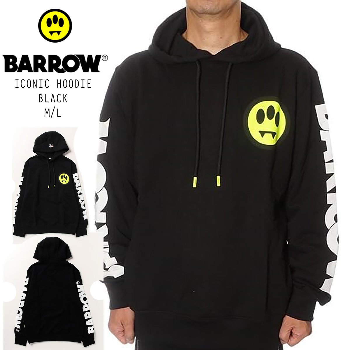 BARROW バロー バロウ ユニセックス フラワー バックプリント パーカー革命的な色使いと