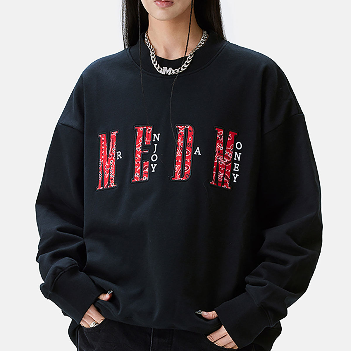 MR.ENJOY DA MONEY 】 MEDM ユニセックス ワッペンロゴ MR.ENJOY DA MONEY 】 MEDM ユニセックス ワッペンロゴ