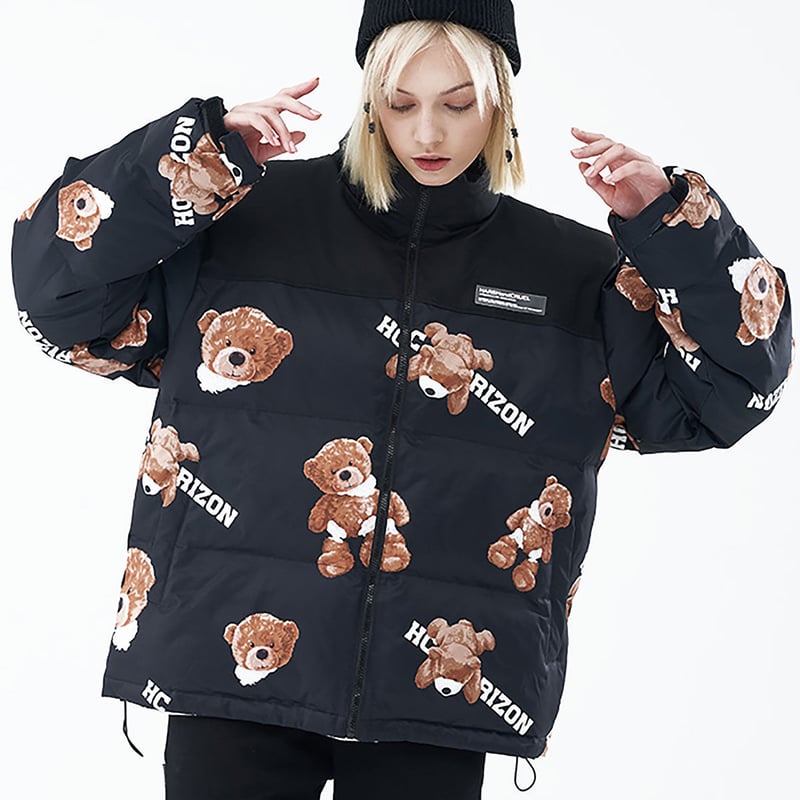 ケンショウアベ 中綿 プルオーバー 白熊 アニマル 総柄 上下セットアップ ケンショウアベ 中綿 プルオーバー 白熊 アニマル 総柄 上下セットアップ