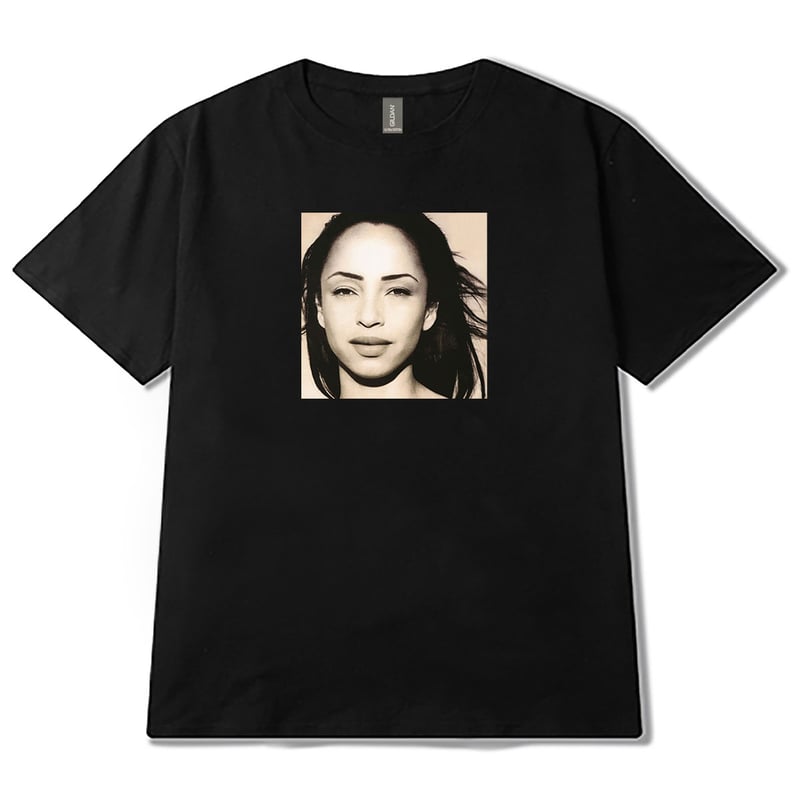 フォトプリント SADE シャーデー 柄 Tシャツ ミュージックTシャツ 半袖