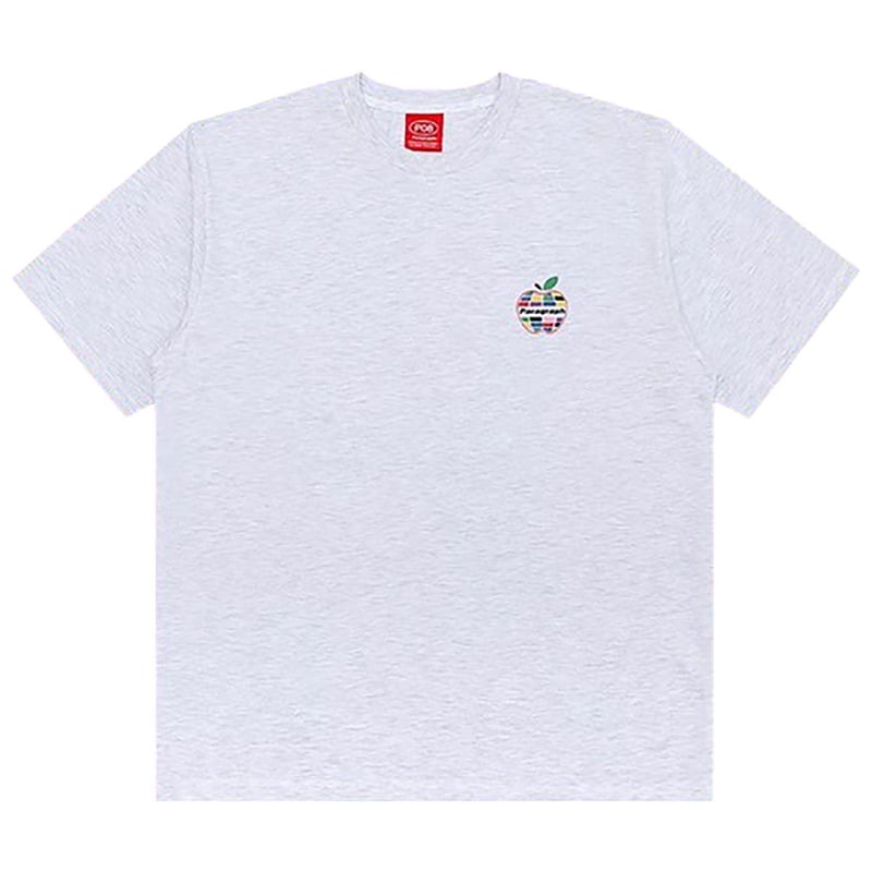 Paragraph 】 パラグラフ バックプリント Tシャツ リンゴ アップル