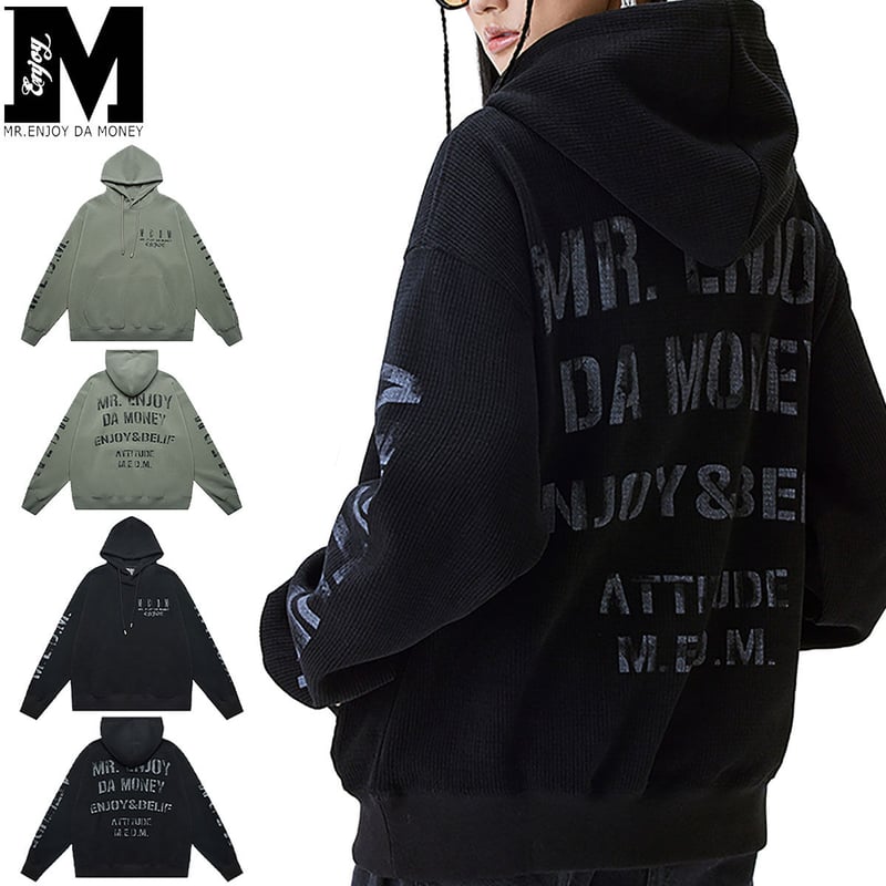 MR.ENJOY DA MONEY 】 MEDM ユニセックス レタープリント