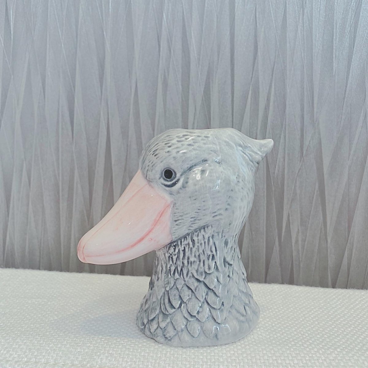 【2512】115.ハシビロコウ花器…備前焼 2512】115.ハシビロコウ花器…備前焼 2512】115.ハシビロコウ花器