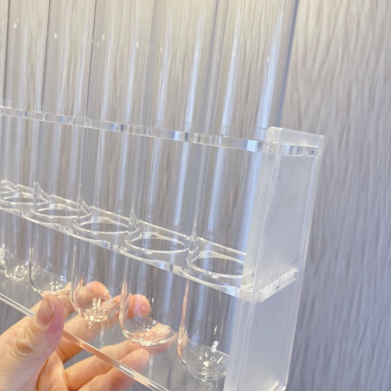 試験管型クリアvase | HANADEMOKAZAROW