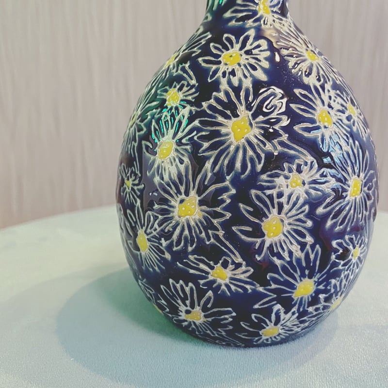 DESPOTS デイジーフラワーベース（ネイビー） | HANADEMOKAZAROW