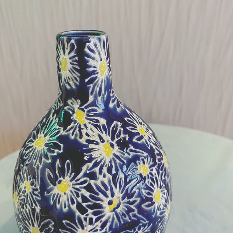 DESPOTS デイジーフラワーベース（ネイビー） | HANADEMOKAZAROW