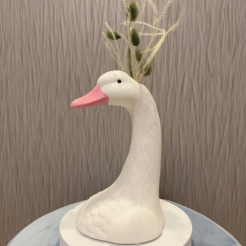スワン型フラワーベース | HANADEMOKAZAROW
