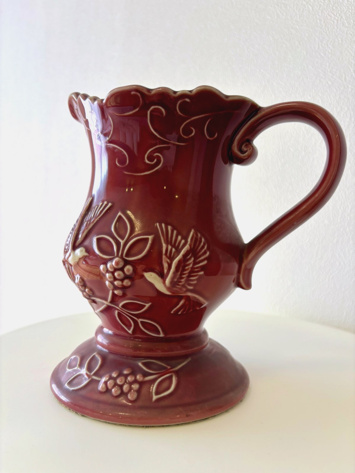 【作家作品】ヴィンテージ 壺 花柄 70