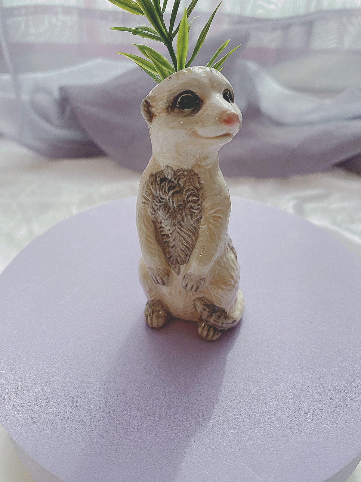 ANIMAL VASE（ミーアキャット） | HANADEMOKAZAROW