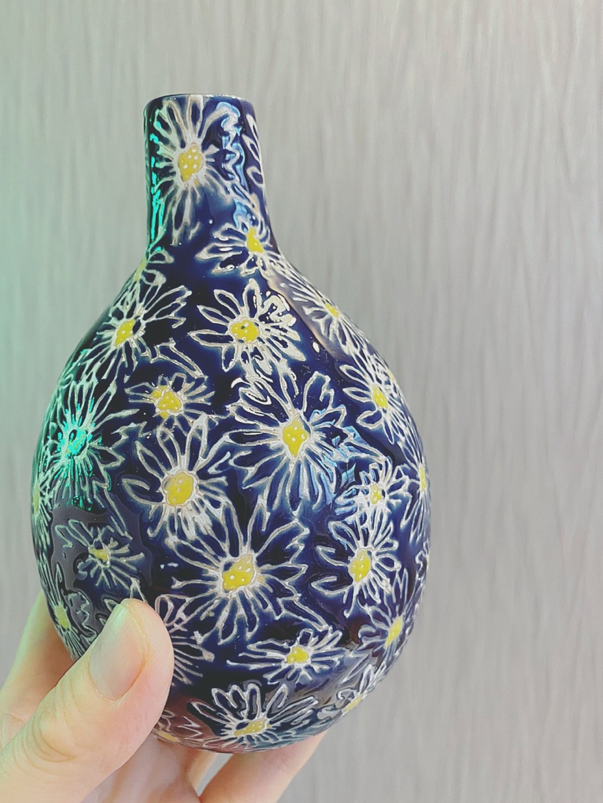 DESPOTS デイジーフラワーベース（ネイビー） | HANADEMOKAZAROW