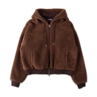 SHAGGY HOODIE (COOMEFW25JK03) BROWN