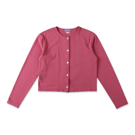 CROPPED CARDIGAN (COOMESS26COCS07) PEACHY PINK