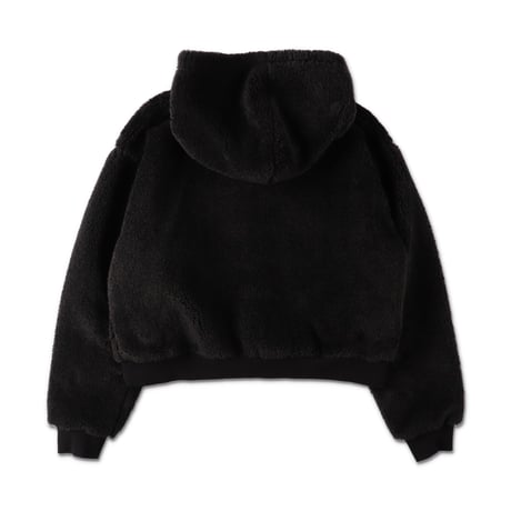 SHAGGY HOODIE (COOMEFW25JK03) BLACK