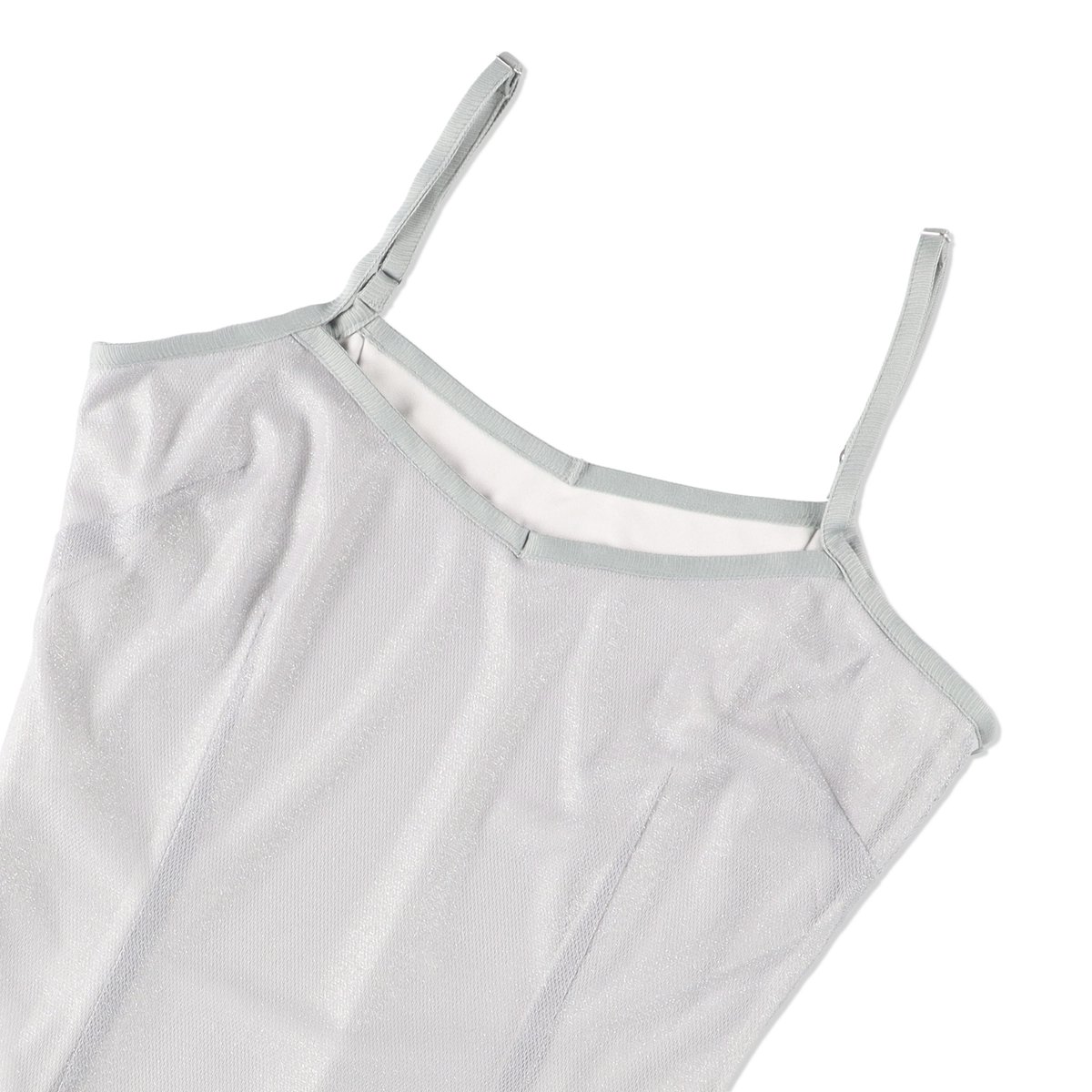 MESH SEE THROUGH DRESS (COOMESS24OP01) GREY | C