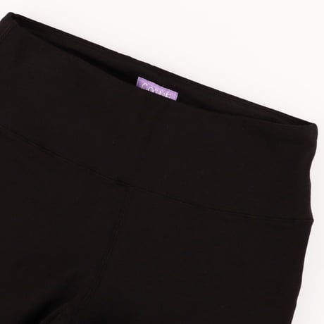 〈COOME BASIC〉FLARE LEGGINGS BLACK