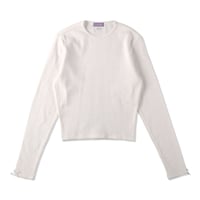 〈COOME BASIC〉BABY LS TEE OFF WHITE