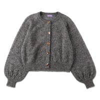 MOHAIR CARDIGAN (COOMEFW25KN02) LIGHT GREY