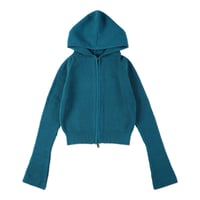 KNIT HOODIE (COOMESS25COKN01) BLUE