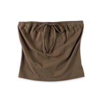 TIED TUBE TOP (COOMESS26CS02) COFFEE