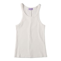 〈COOME BASIC〉FULL LENGTH TANK TOP OFF WHITE