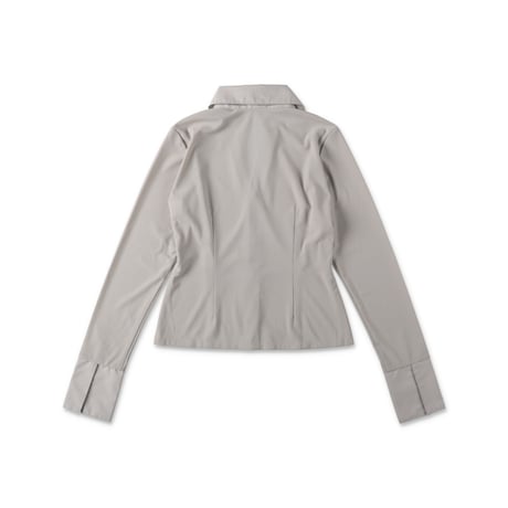 ZIP UP SHIRT (COOMESS26S01) LIGHT GREY
