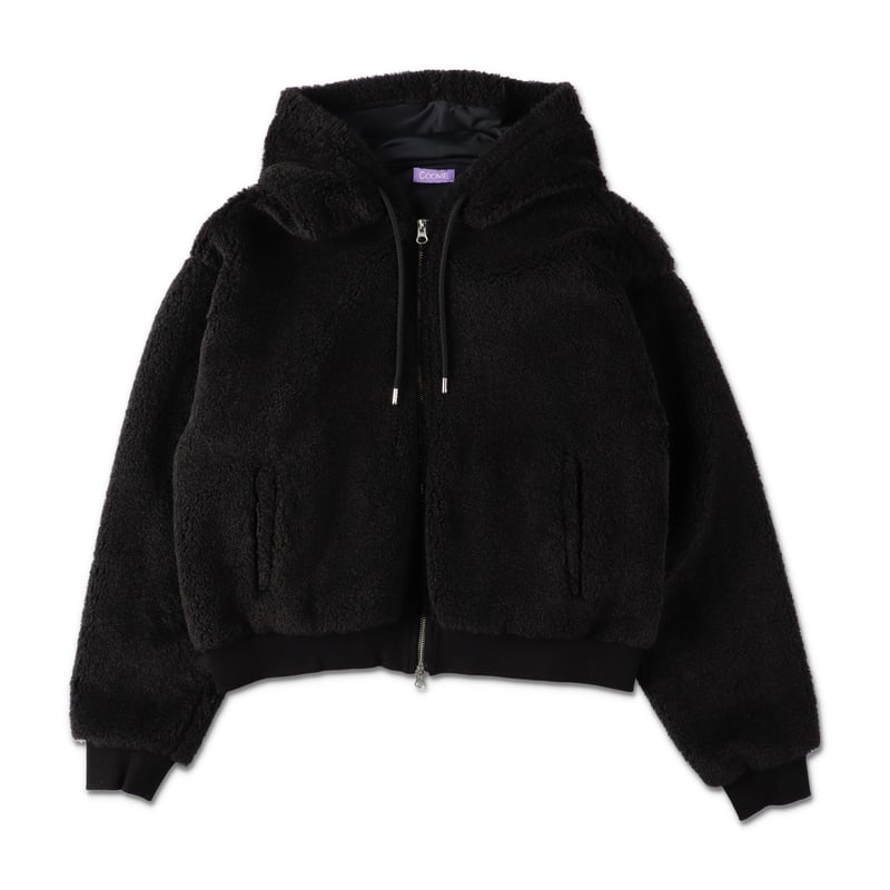 SHAGGY HOODIE (COOMEFW25JK03) BLACK | COOME ONL