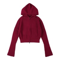 KNIT HOODIE (COOMESS25COKN01) RED