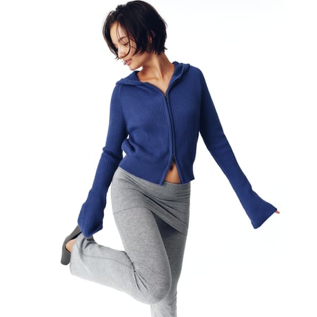 KNIT HOODIE (COOMESS26COKN01) BLUE