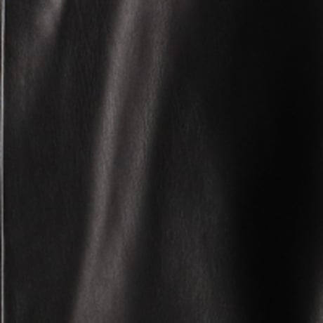 LEATHER WRAP MID SKIRT (COOMEFW24SK01)  BLACK