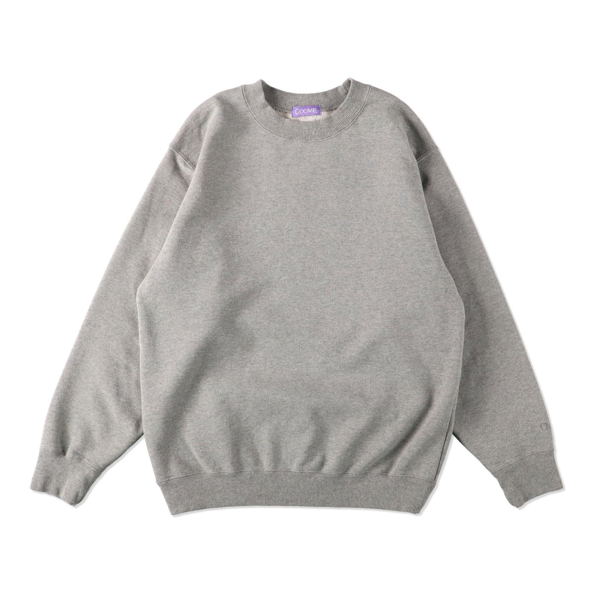 COOME VINTAGE CREWSWEATSHIRT&PANTSセットアップ COOME BASIC〉VINTAGE CREW SWEAT SHIRT GREY MELA