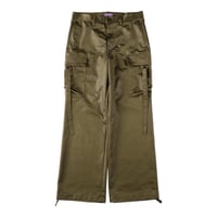 SATIN CARGO TROUSER (COOMEFW24P02)  KHAKI