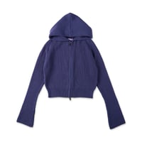 KNIT HOODIE (COOMESS26COKN01) BLUE