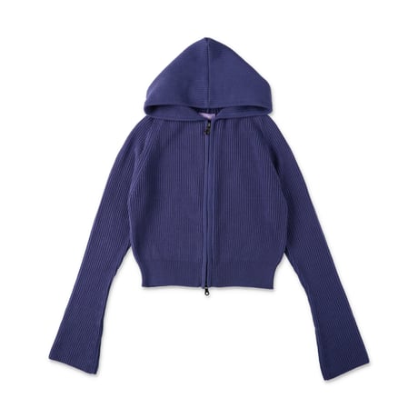 COOME KNIT HOODIE パープル Knitted Mila Zip Hoodie - Acai – Universal Standard