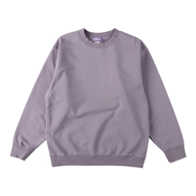 COOME BASIC〉VINTAGE CREW SWEAT SHIRT PURPLE | 