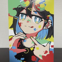 『COLOR』イラストパネル