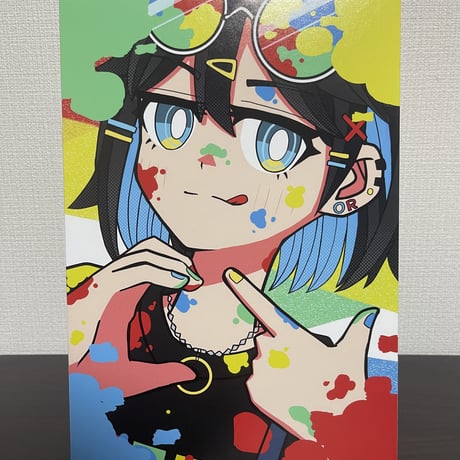 『COLOR』イラストパネル