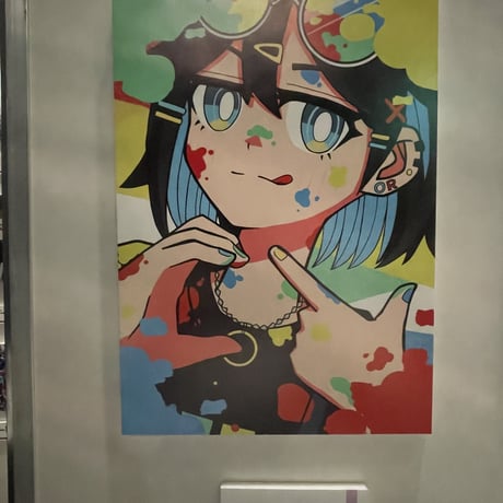 『COLOR』イラストパネル