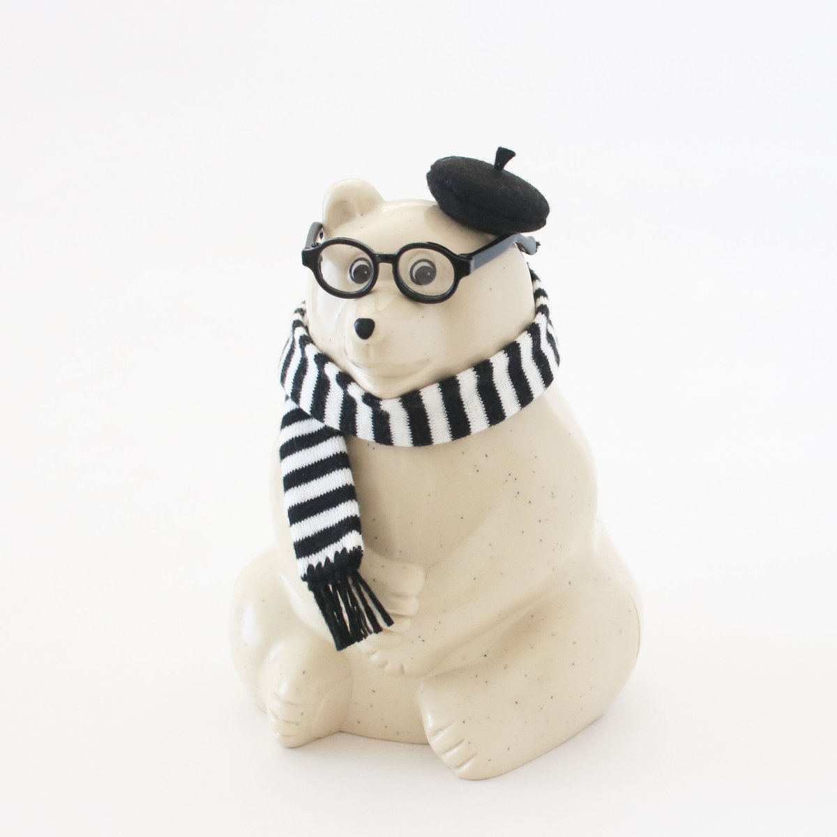 キャンセル品の為特別価格】しろくま貯金箱 鏡もち 大サイズ