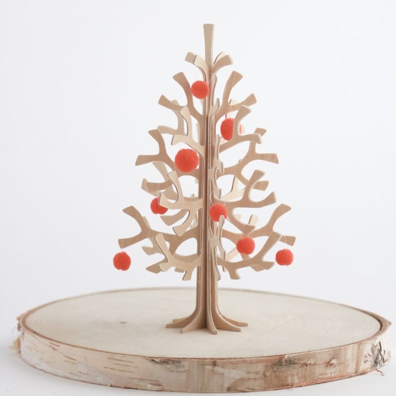 ランプスタンド　ミニツリー　オレンジ 14cm lovi ミニツリー用『 橙の実 』オーナメント 〖 オレンジ〗 | kukka