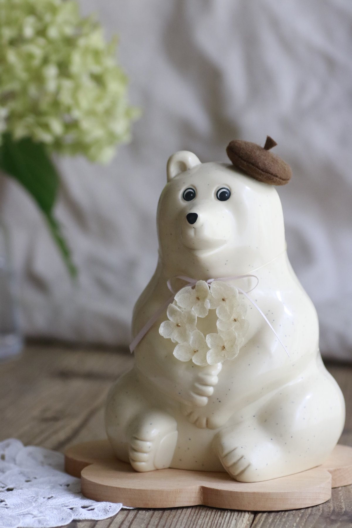 しろくま貯金箱　親子きのこ(ブラウン) fit=scale-down,w=1200