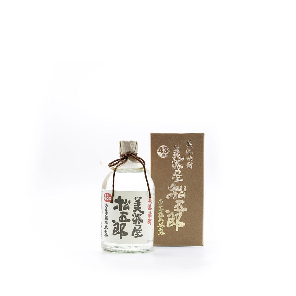 美濃屋松五郎 43度 720ml | 御代桜醸造オンラインショップ
