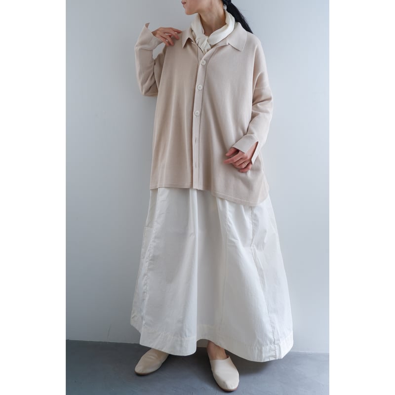 yoli COTTON KNIT CARDIGAN オフホワイト Yoli | Cotton knit cardigan - 26SS | written