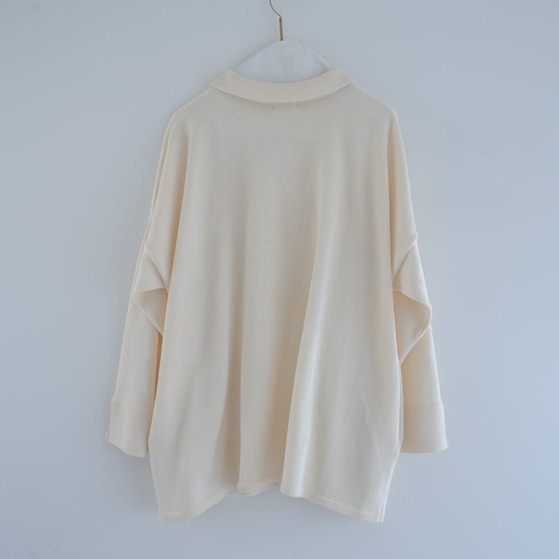 yoli COTTON KNIT CARDIGAN オフホワイト Yoli | Cotton knit cardigan - 26SS | written